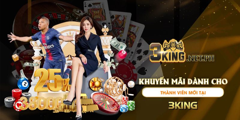 3King sở hữu kho khuyến mãi siêu hấp dẫn